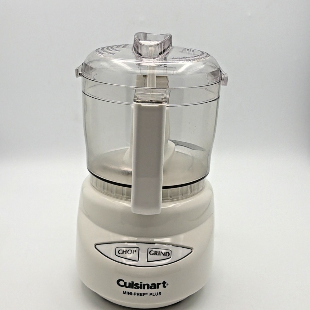 Cuisinart DLC-2A Mini-Prep Plus Food Chopper Processor 3 Cup White Tested Clean